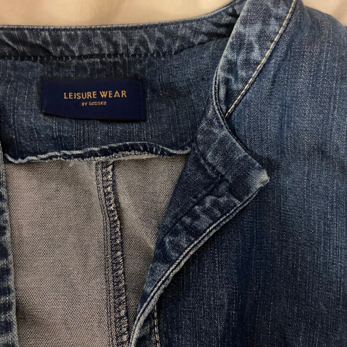 Jeansjacka rosett - 91