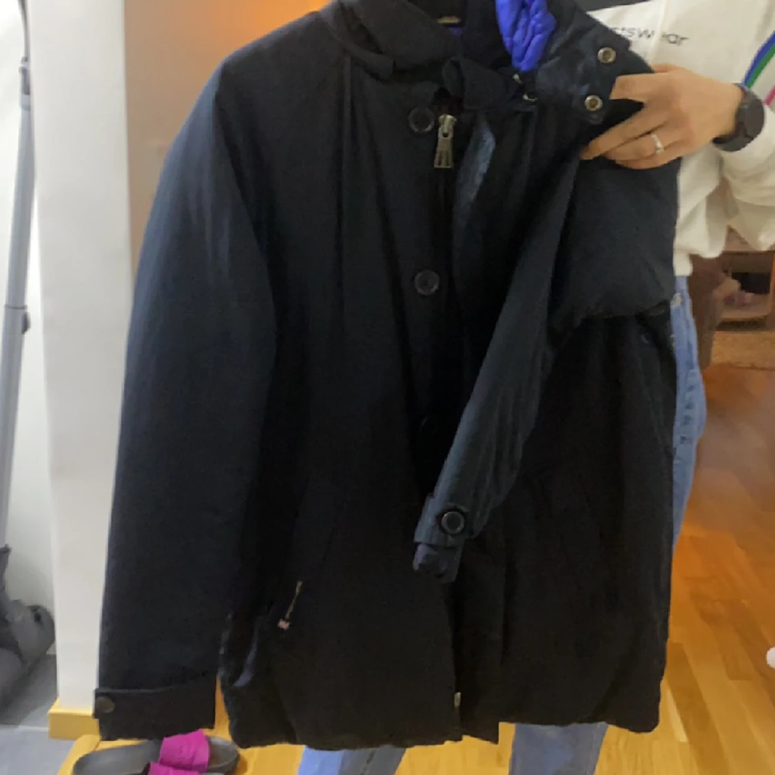 En helt ny vinter Jacka marin blå Malmö - 90