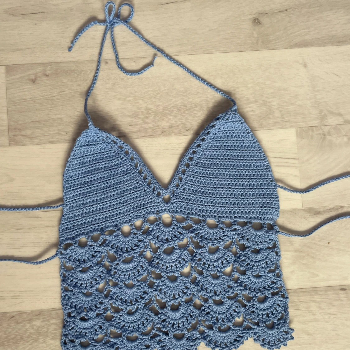 Blå sommartopp - 90