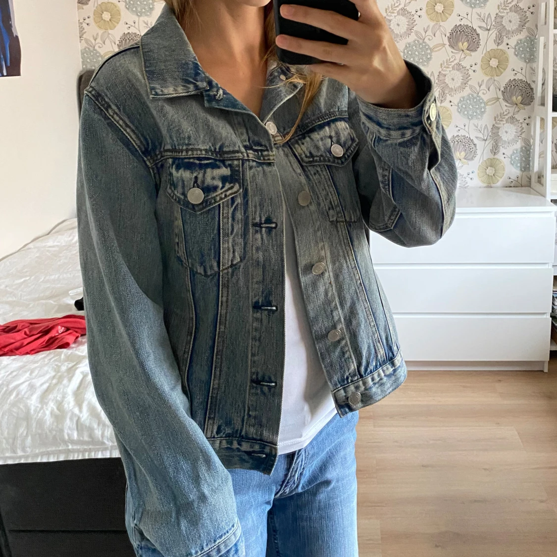 Blå jeansjacka  - 92