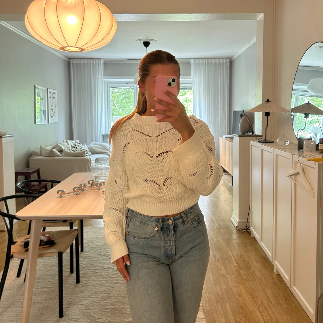 Stickad tröja  - 90