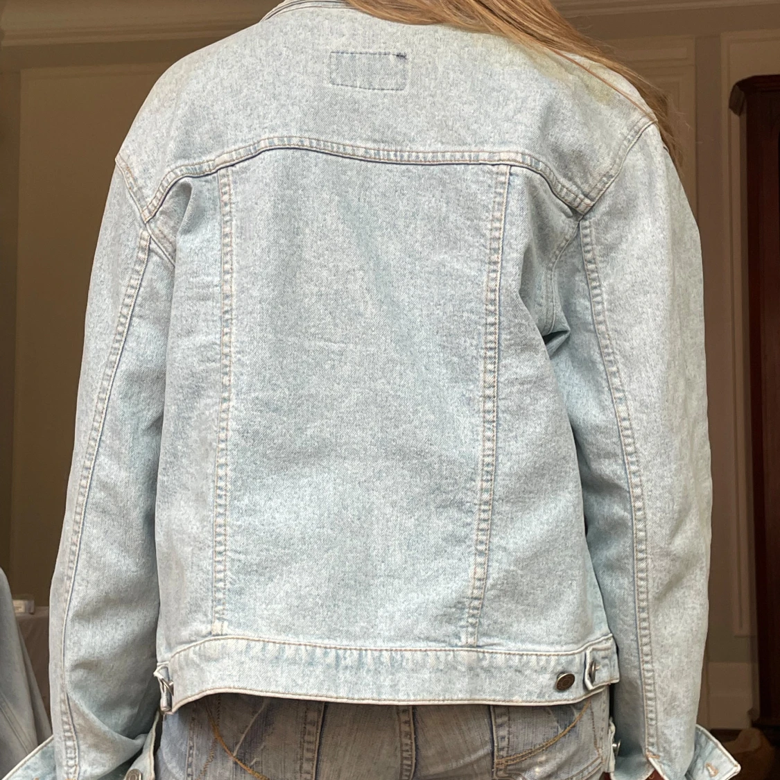 Blå jeansjacka  - 90