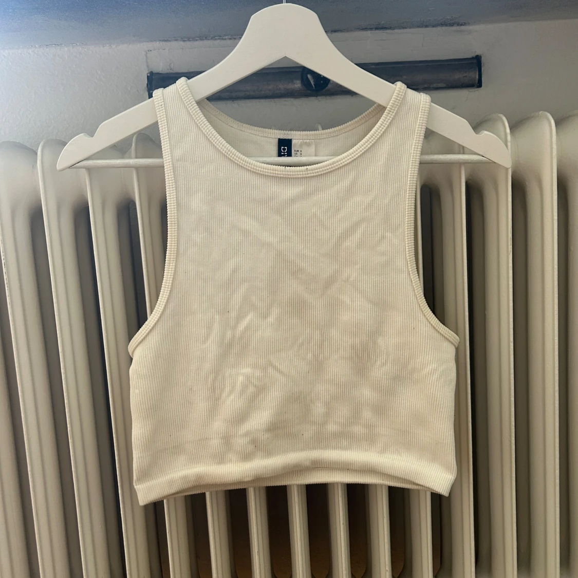 Vit ribbad linnetopp