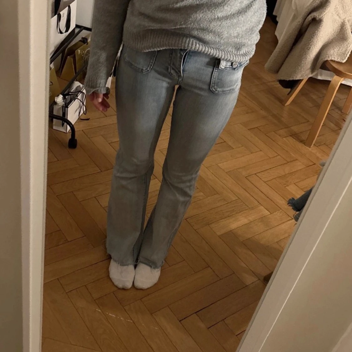 Lågmidjade jeans