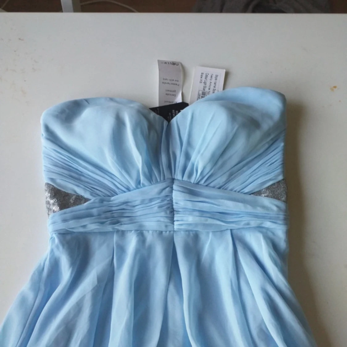 Ljusblå klänning - 91