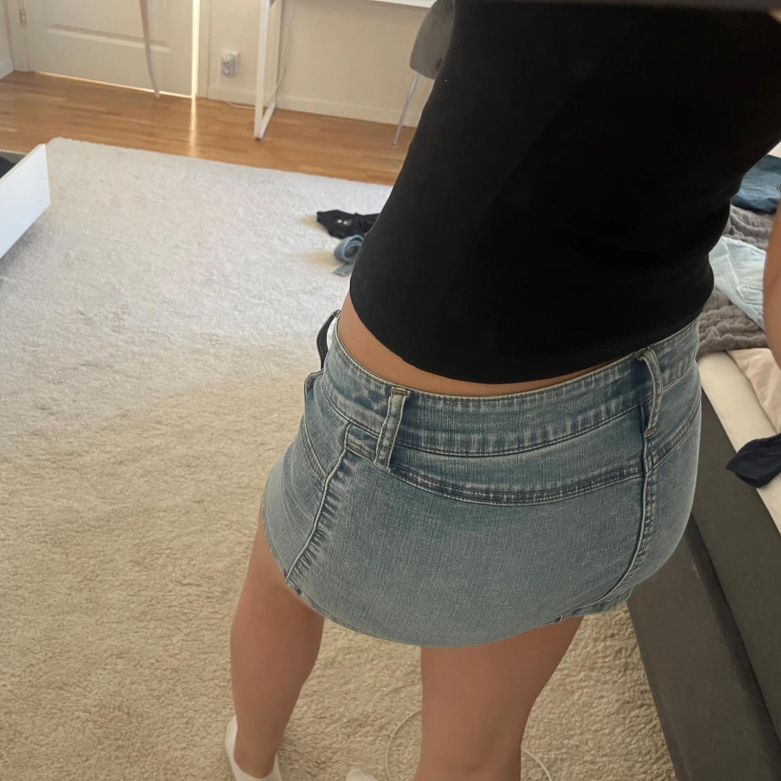 Mini jeans kjol! - 92