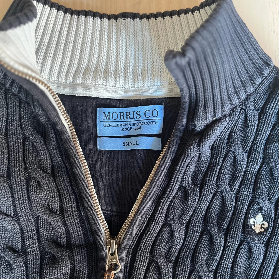 Morris kabelstickad kofta - 93