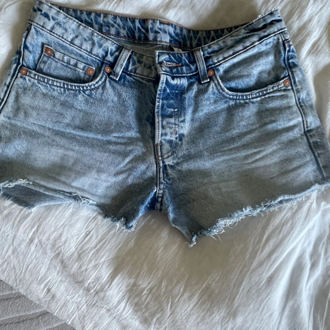 Lågmidjade jeans shorts - 27