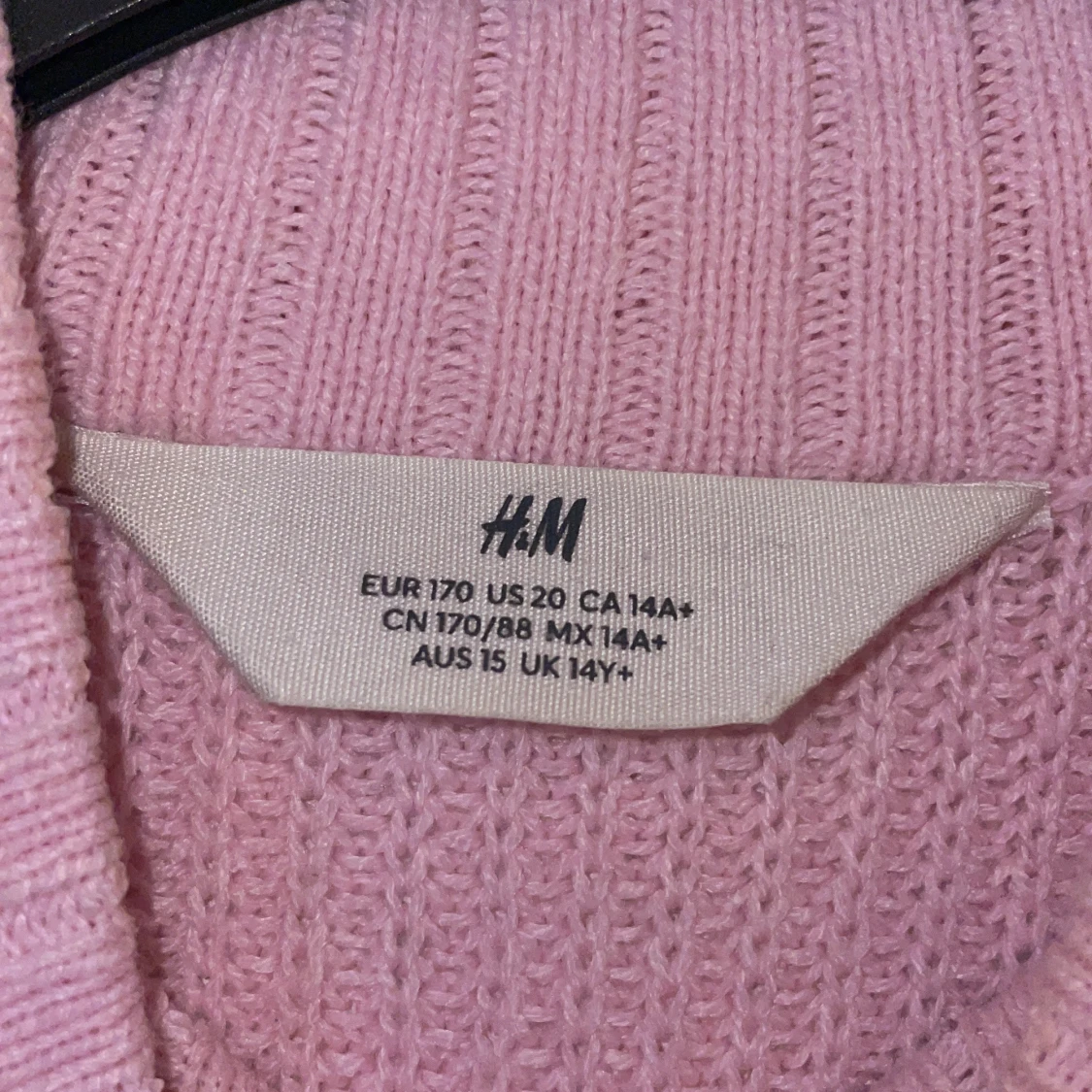 Rosa Stickadtröja! - 90