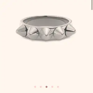 Edblad ring med nitar silver storlek 16.8 