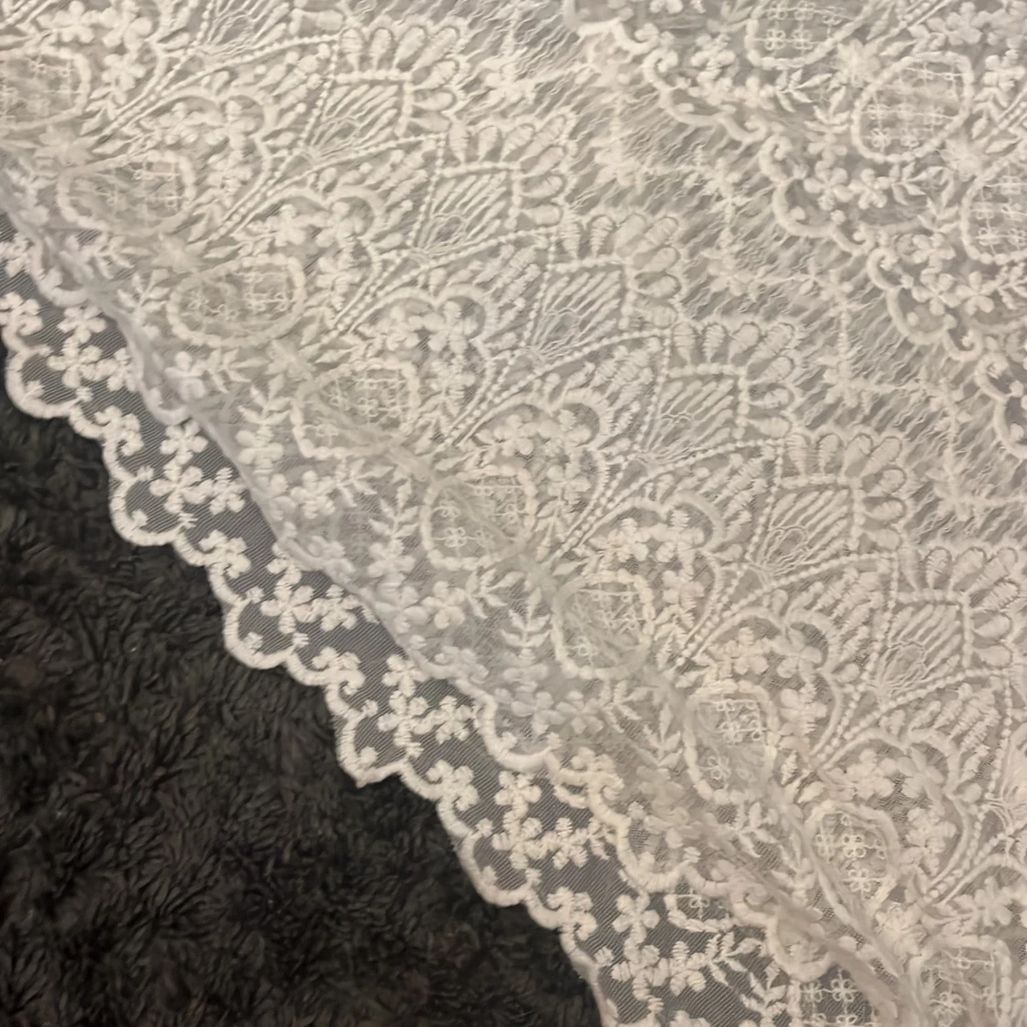 Vit spets tshirt - 92