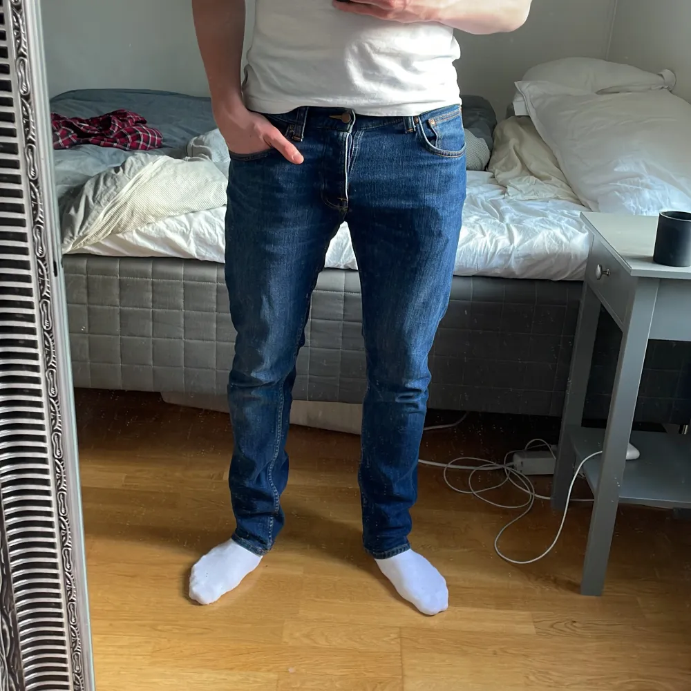 Sköna jeans från nudie i storlek 32/32  Köpta för 1600. Jeans & Byxor.