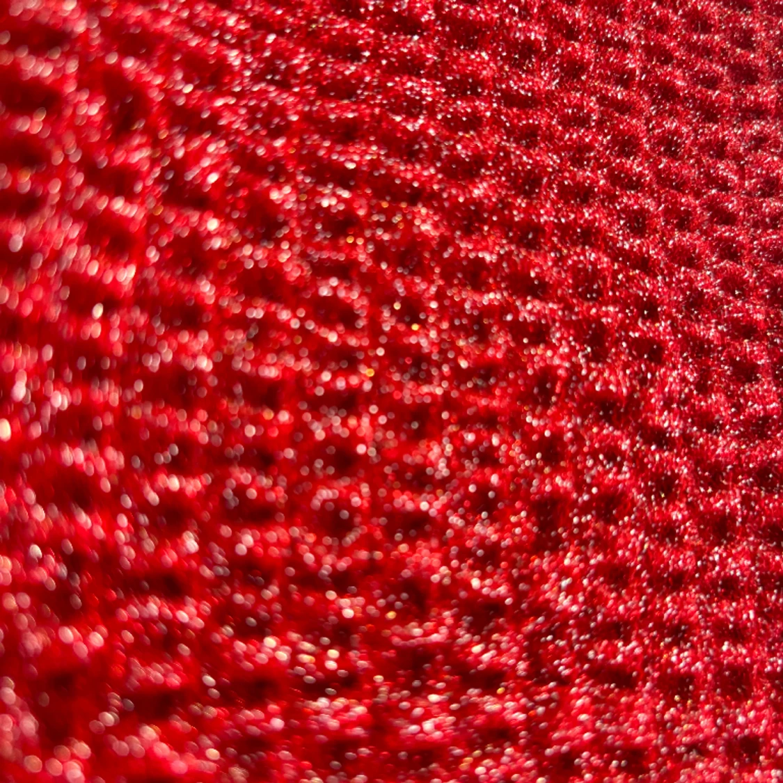 Röd julig klänning med räfflat - 91