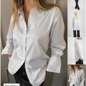 Säljer denna vita skjortan i storlek 36. Helt oanvänd med lappen kvar💕