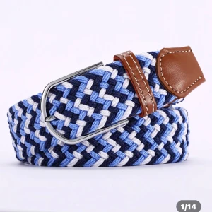 Ljusblått bälte - Fint bälte med bra kvalite som passar alla