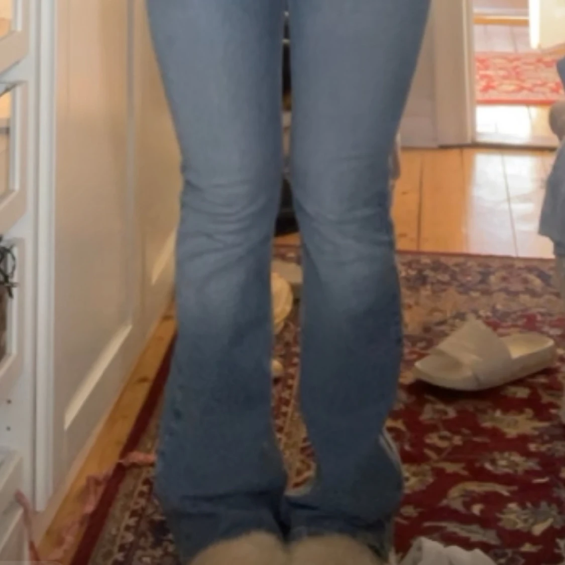 lågmidjade jeans - 91