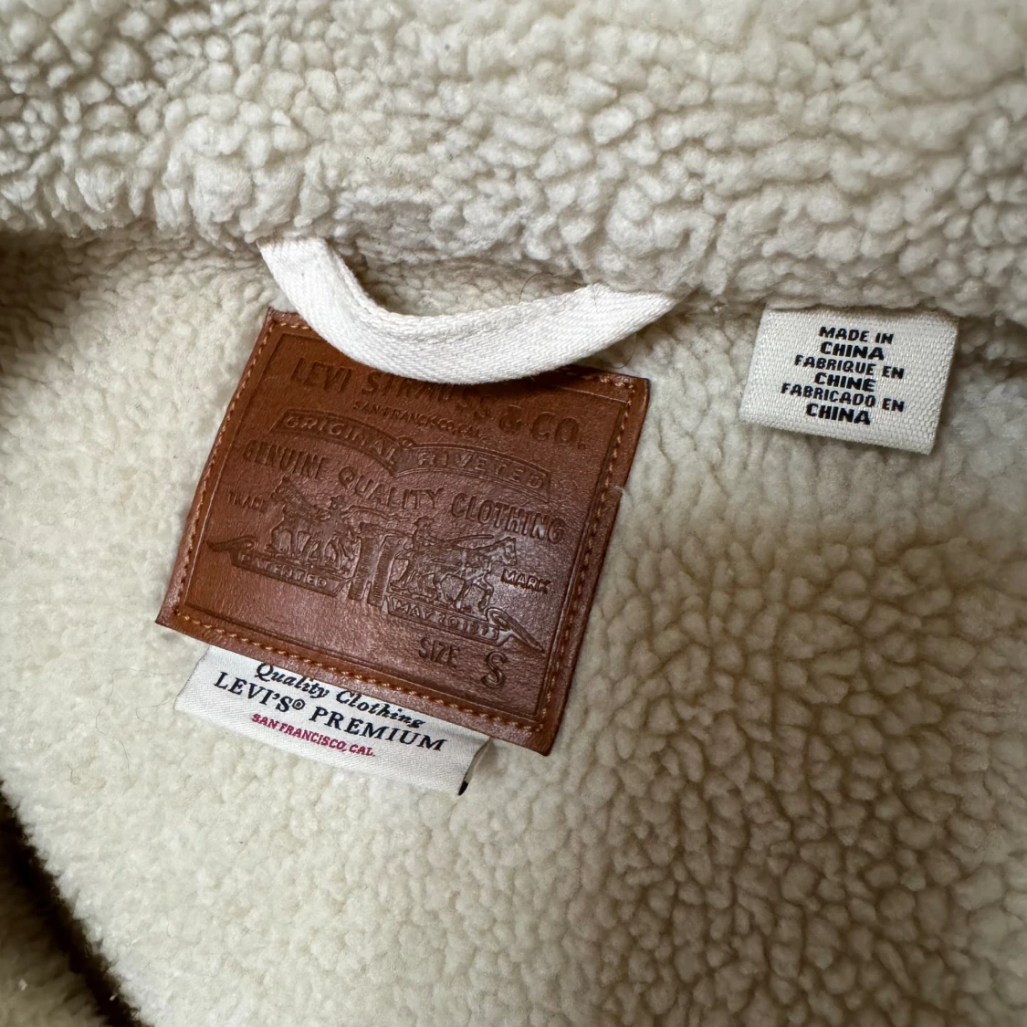 Levis jeans jacka  - 92