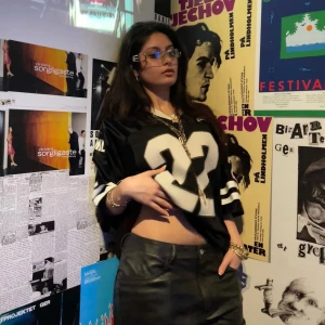 svart och vit jersey - bara använd en gång💕