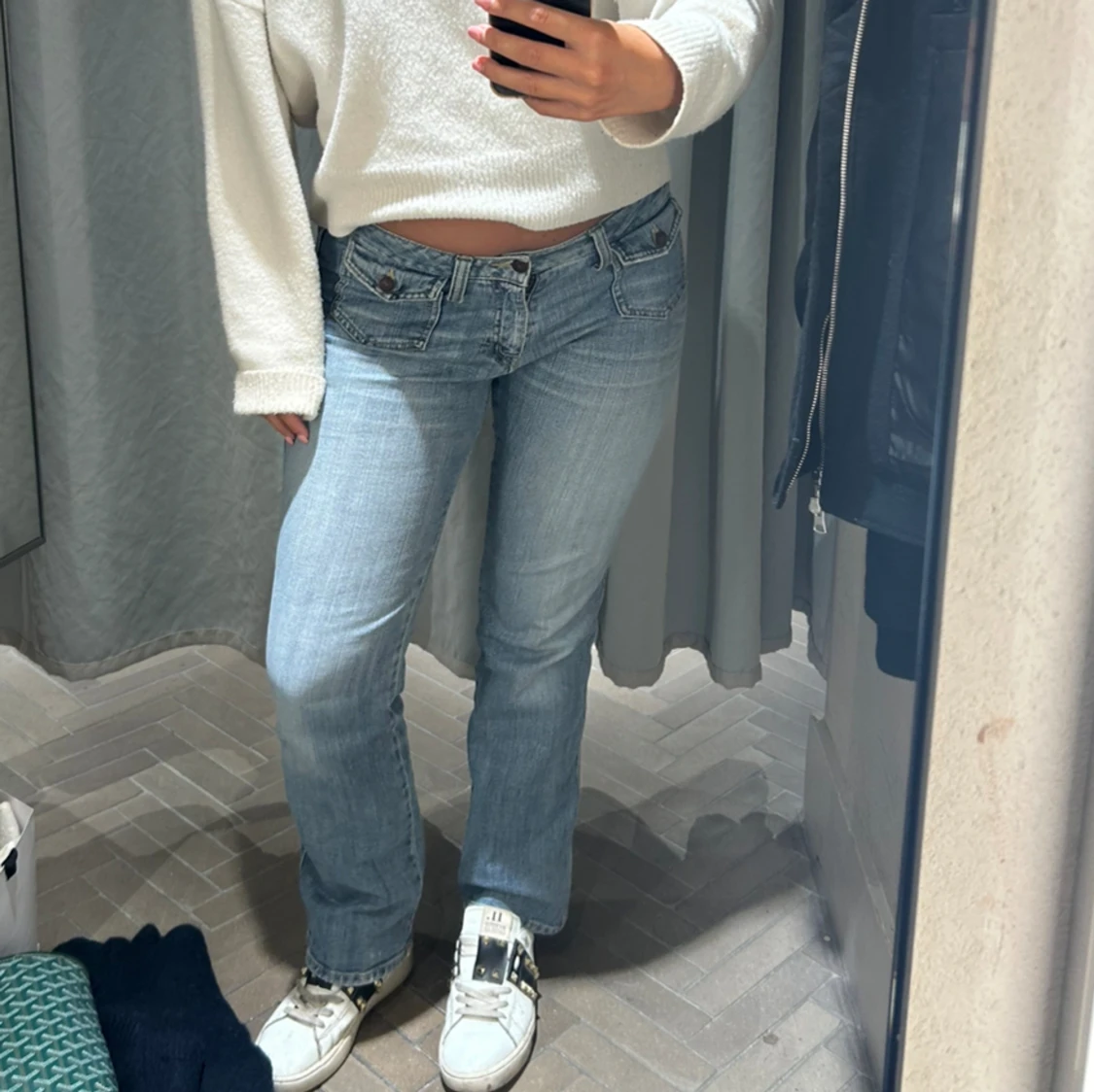Lågmidjade jeans - 90
