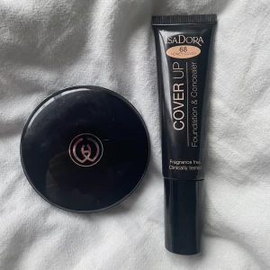 Två produkter från Isadora och Maria Åkerberg - Två produkter som ej kommer till användning. -Isadora cover up foundation (färg 68 honey cover) som är helt ny och oöppnad. -Maria Åkerberg compact cover (färg cream) som endast blivit swatchad en gång. Nypris tillsammans ca 380kr