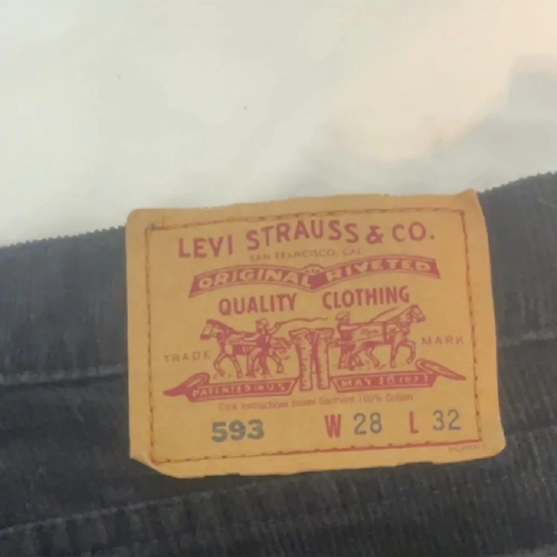 Levi’s low waist jeans svarta - 91