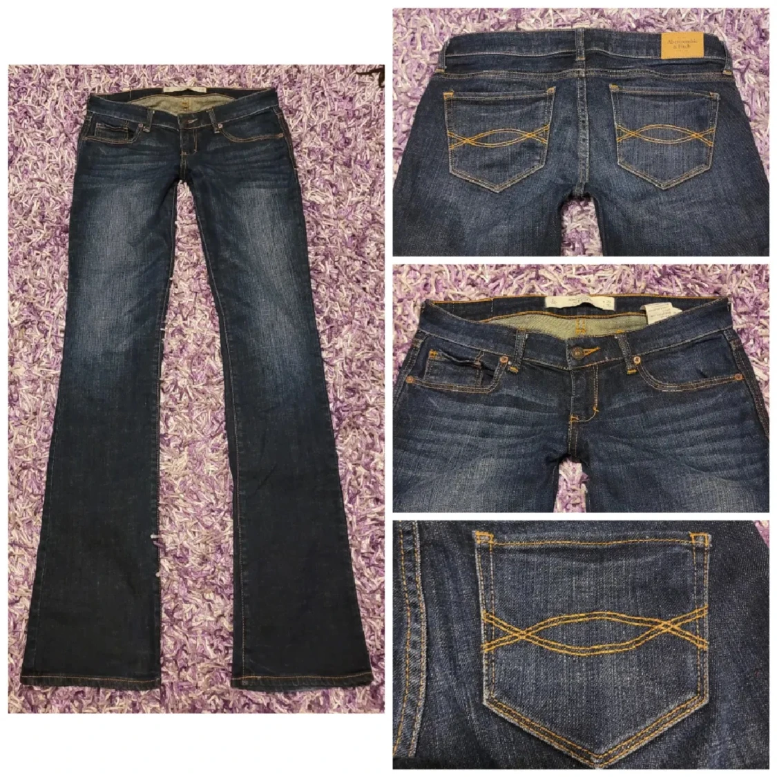 Lågmidjade jeans  - 90