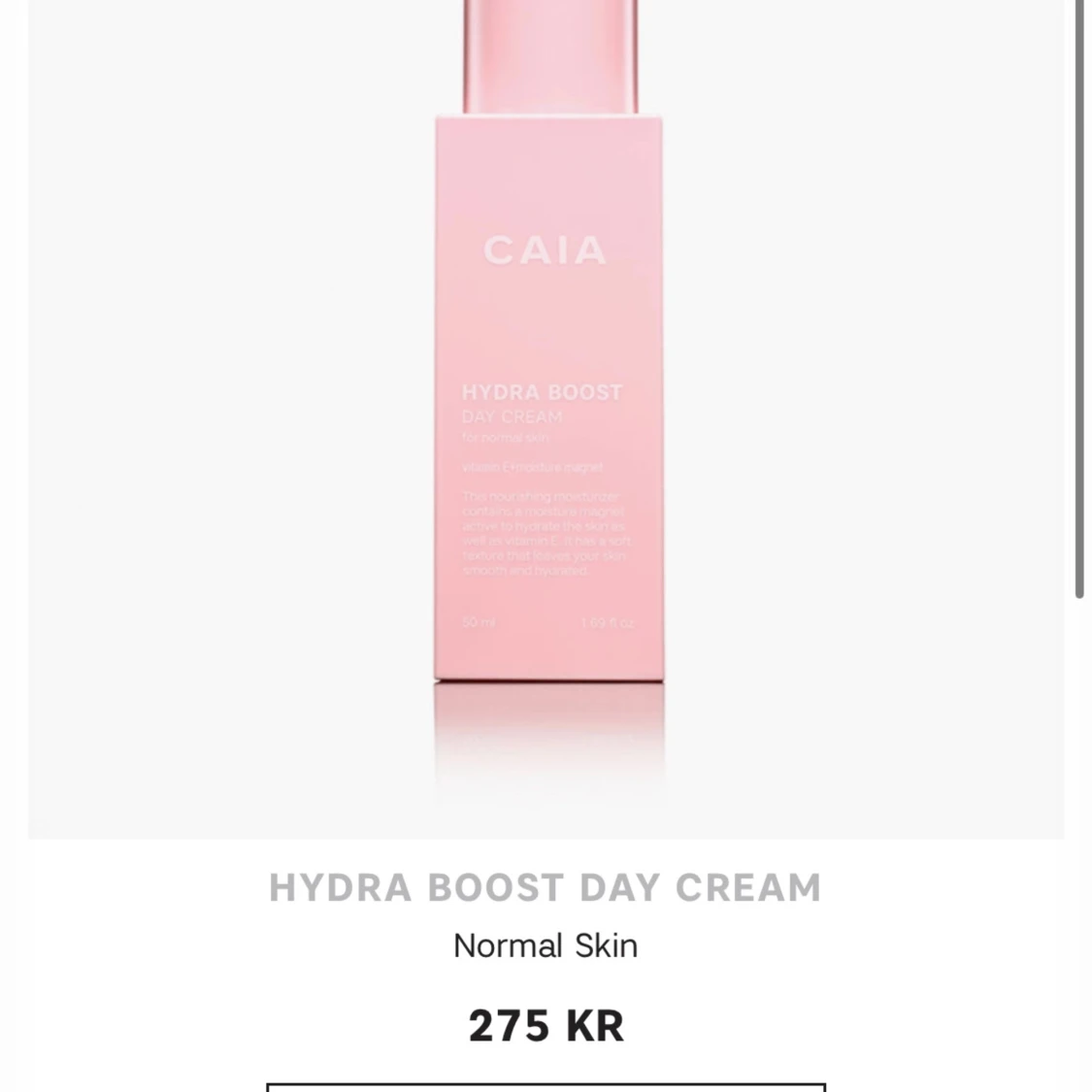 Caia hydra boost day cream - 91