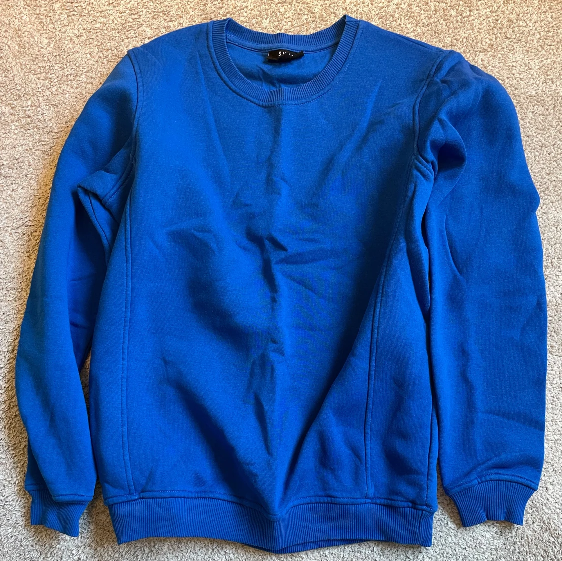 Mörkblå collegetröja - 90