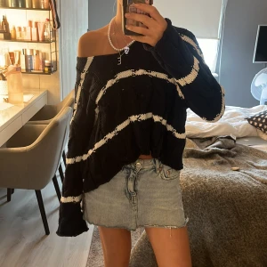 Randig stickad tröja  - Randig stickad tröja från zara 