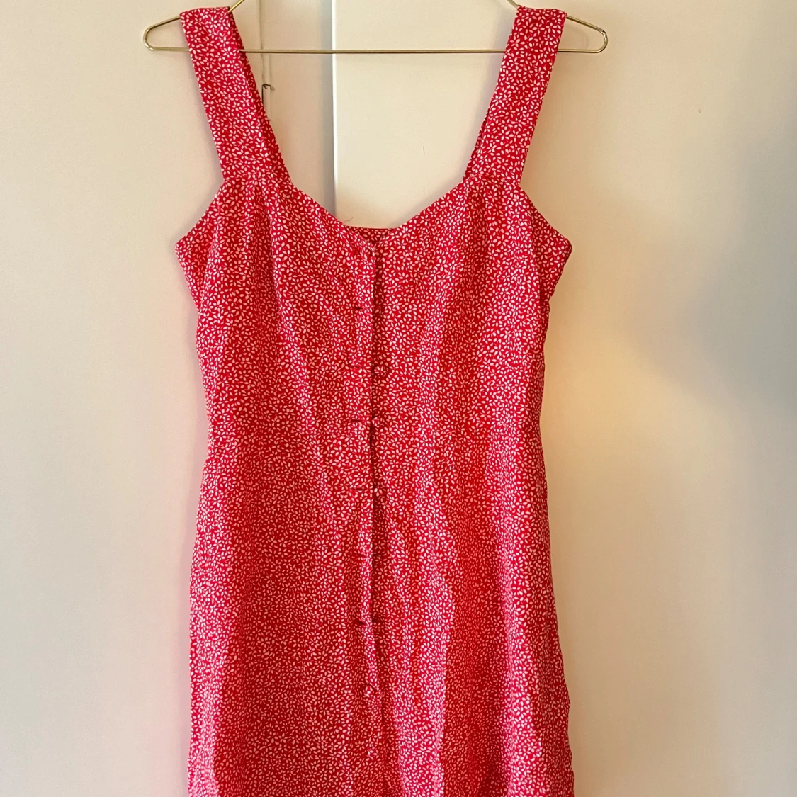 Röd sommarklänning