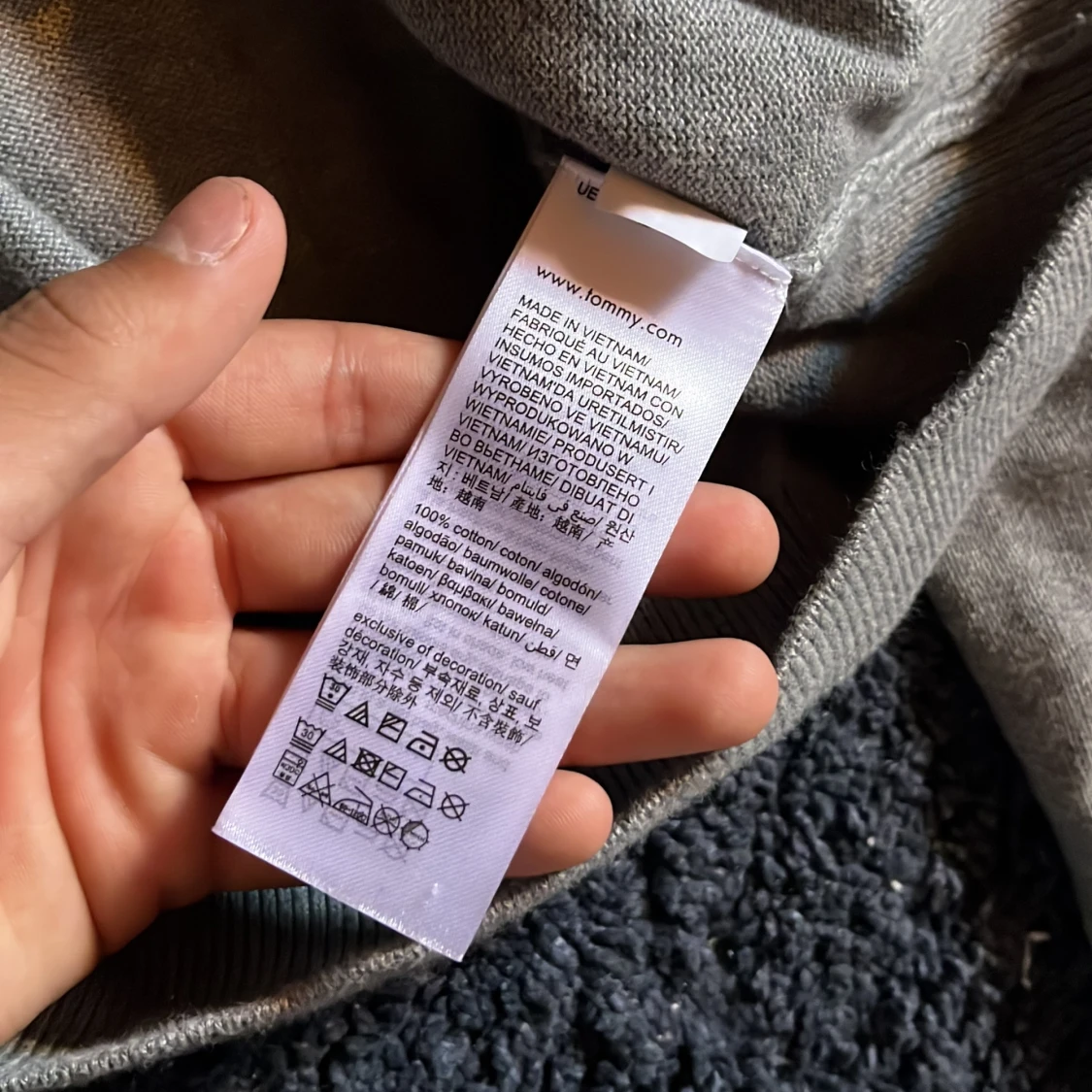 Tommy Hilfiger halv zip - 92