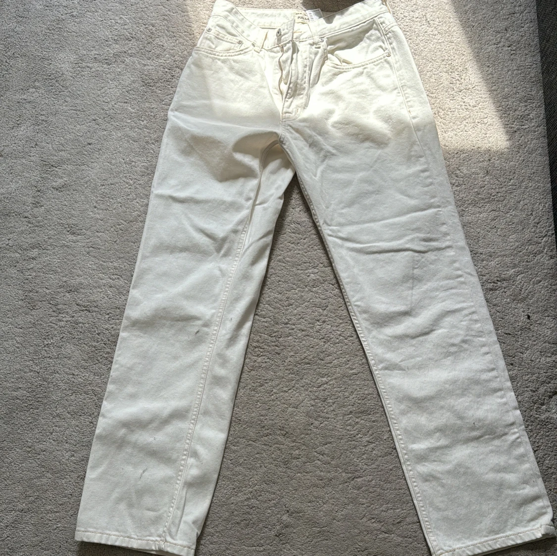 Wide leg jeans (vit)