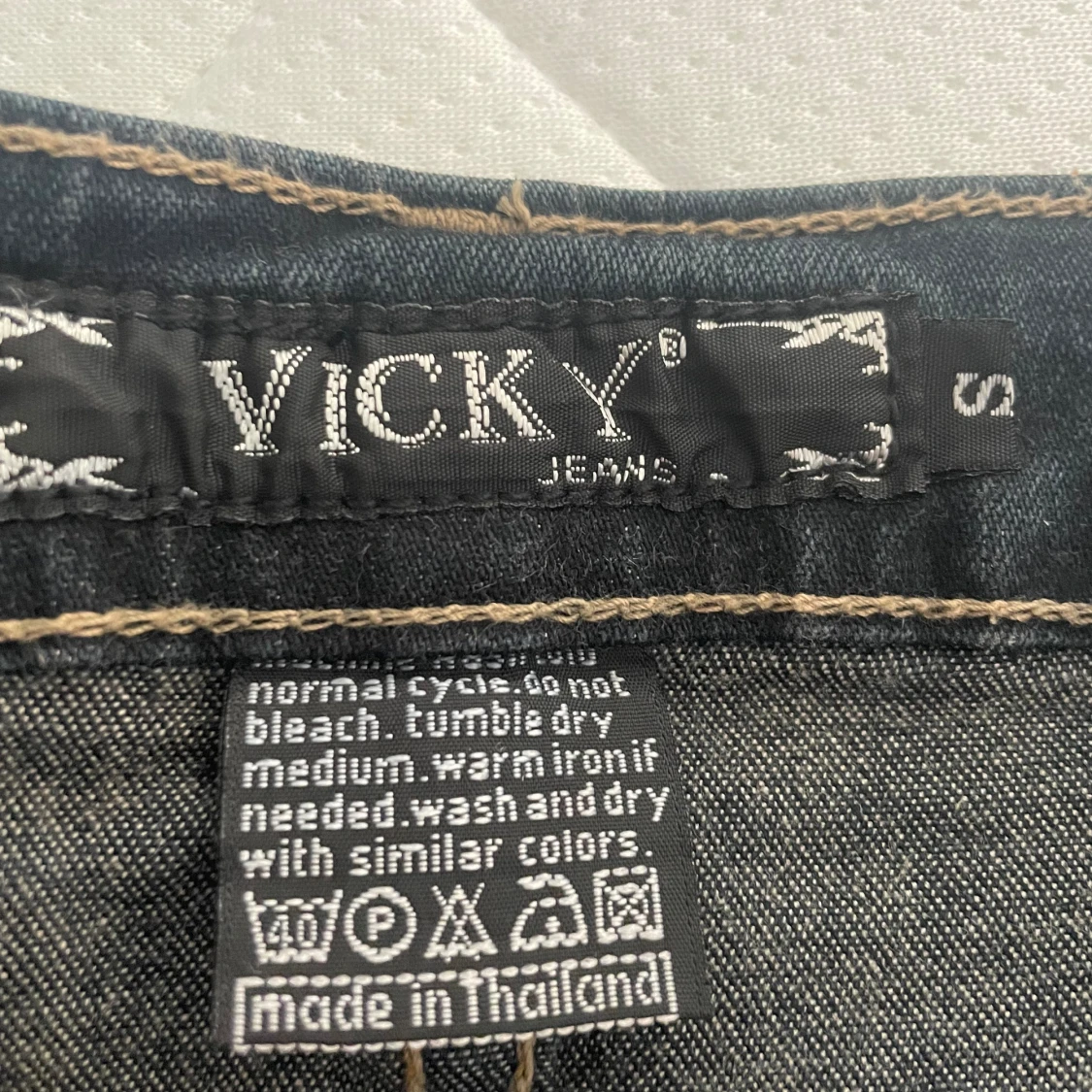 Vintage jeans kjol och tillhörande topp! - 93