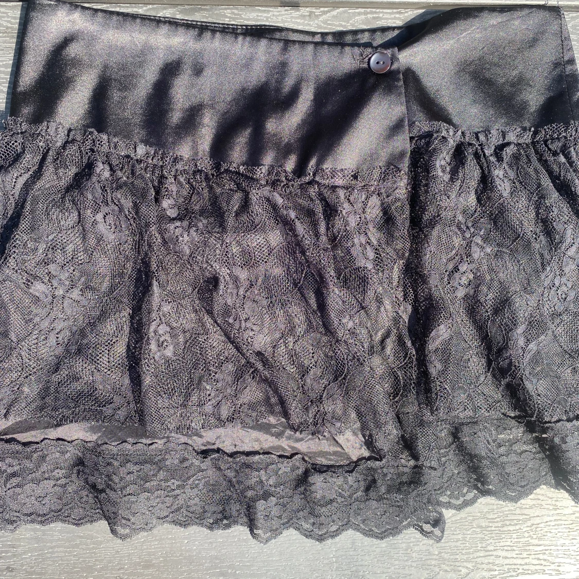 Svart spetskjol  - 90