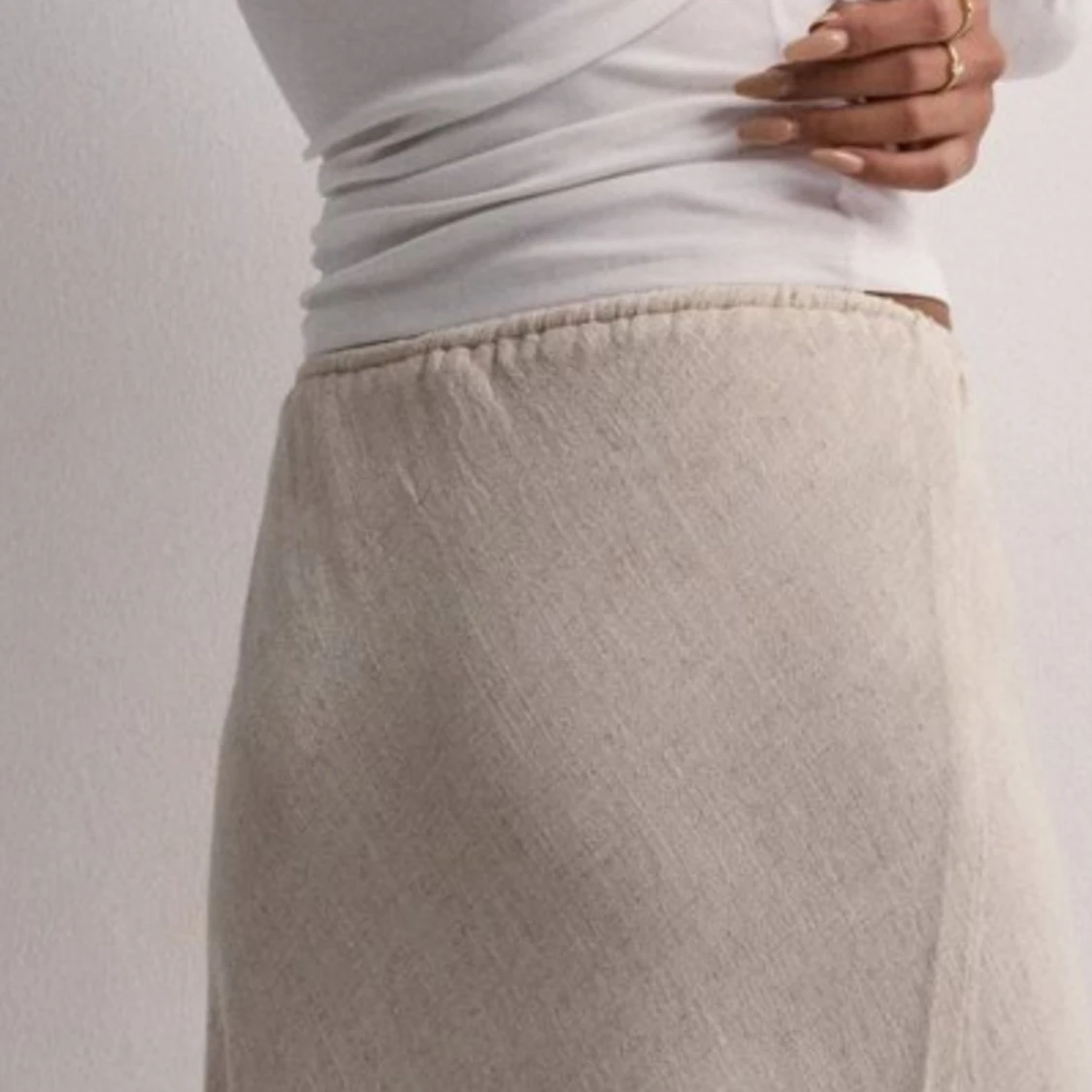 💞Low waist linnekjol 💞 - 90