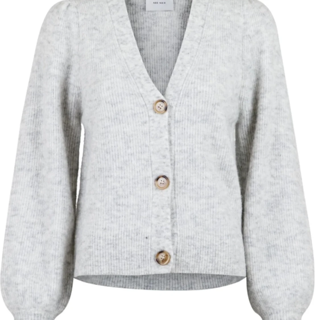 Neo noir knit cardigan