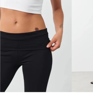 Yoga pants - Säljer mina svarta yoga pants från Gina tricot, i jätte bra skick!! Använda fåtal gånger för de är för korta för mig😊  Nypris: 350kr