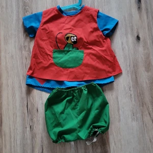 Pippidress - Utklädning Pippi, står ingen strl. Skulle tippa på att de passar 2-3 åring.