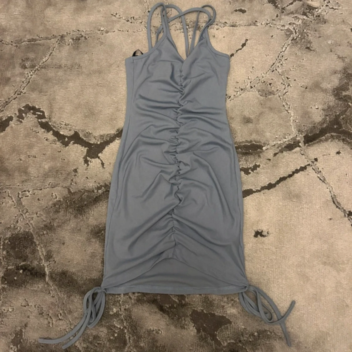 Blå sommarklänning