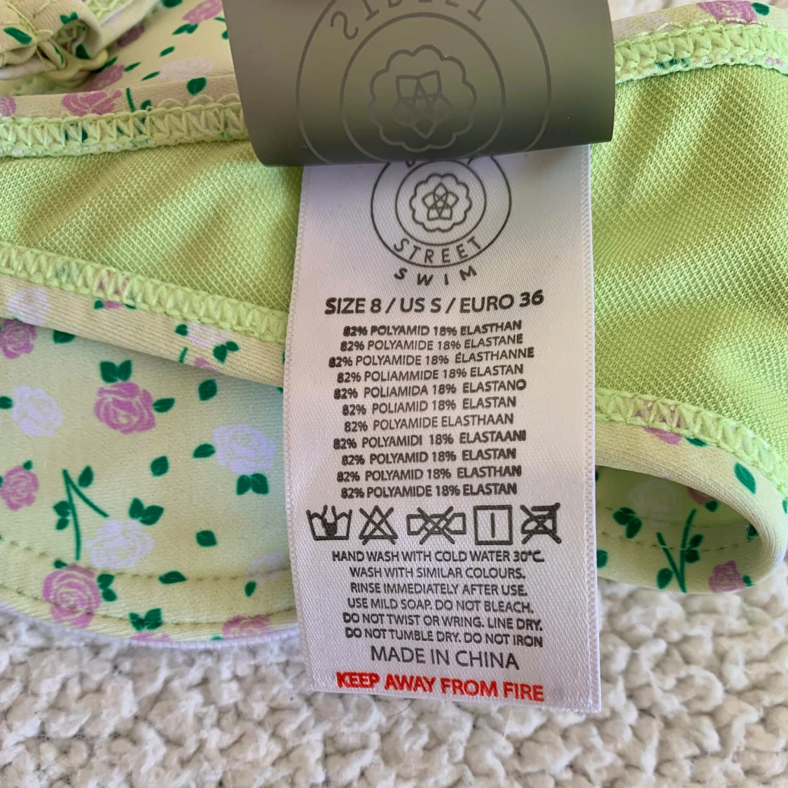 ASOS grön blommig bikini - 92