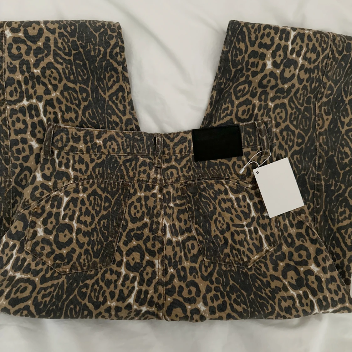 Leopard jeans storlek 36/38 - 91