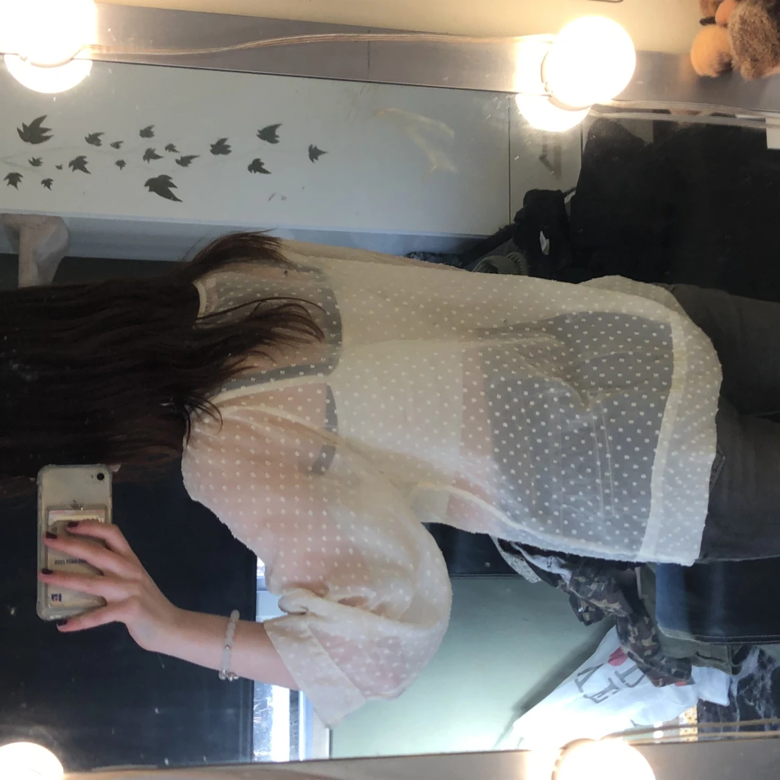 Genomskinlig tröja - 90