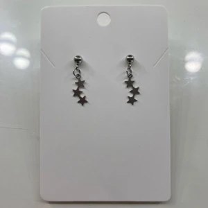 Starline silver  - Ett par örhängen som är handgjorda i rostfritt stål💕💕