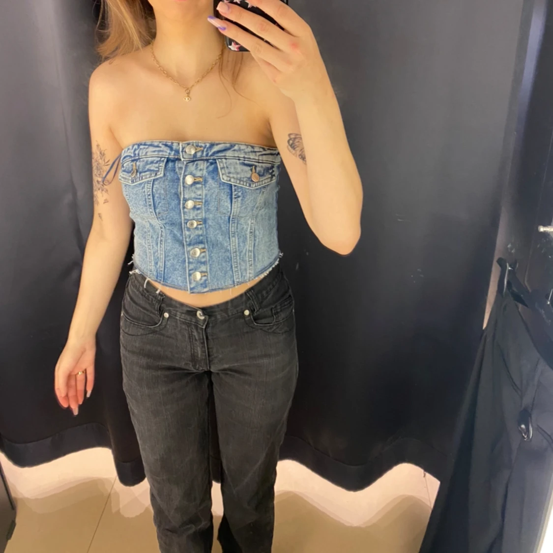 Jeans tröja