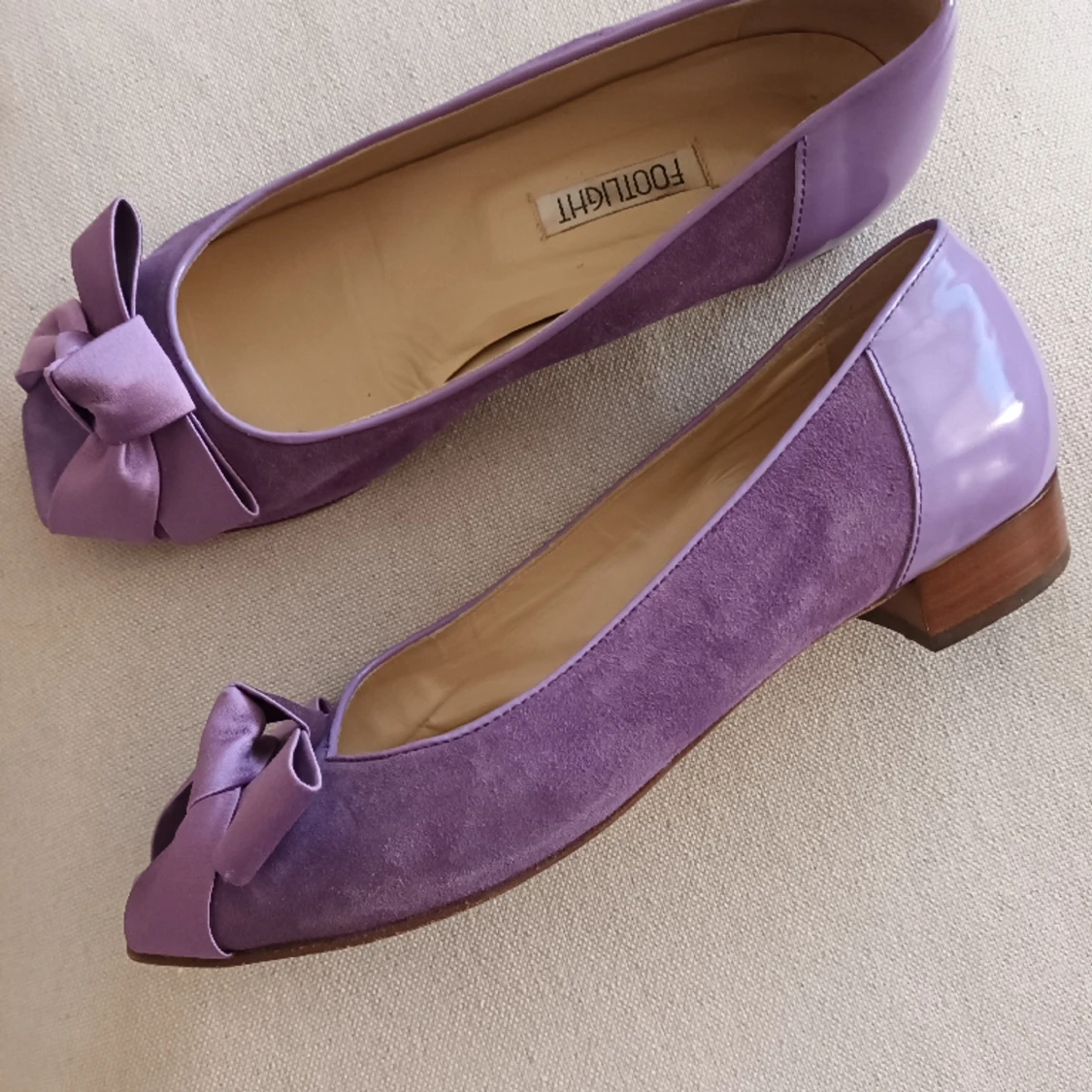 Syrenfärgade ballerinaskor från Footlight stl 39 - 91