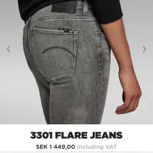 G-star Raw jeans i grå färg, helt oanvända. Säljer så de är för små!🤍 W:28 L:34