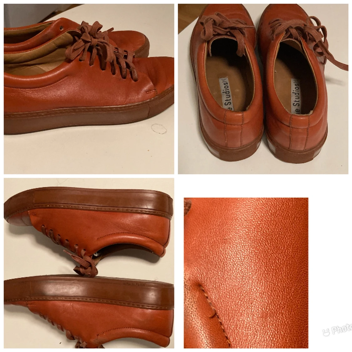 Acne studios läder skor i stl 40. I mycket bra skick  - 91