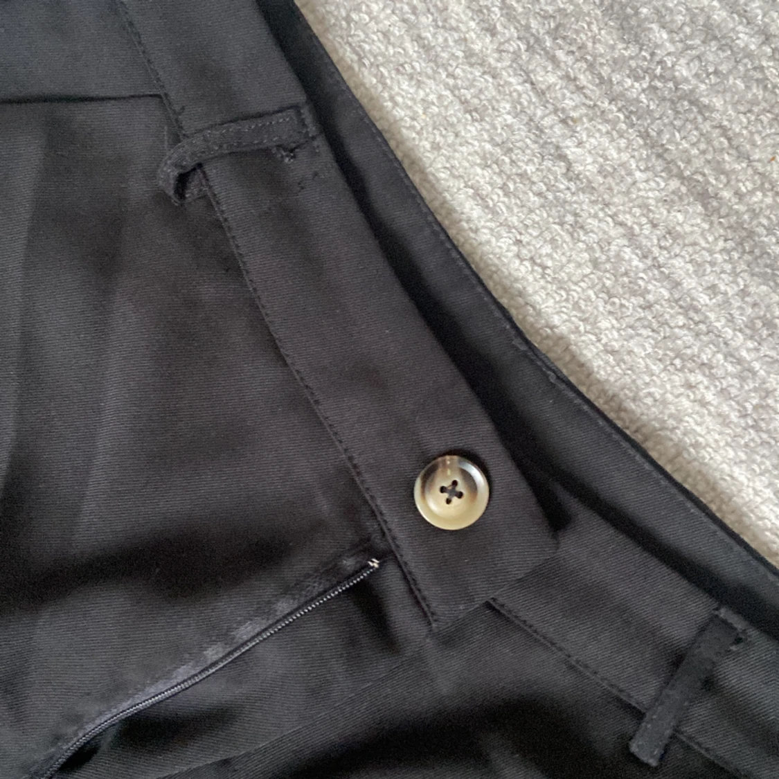 Svarta tyg byxor  - 91