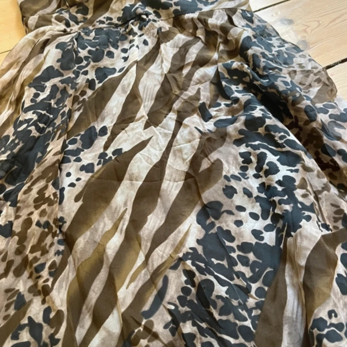 Djur mönstrad klänning - 91