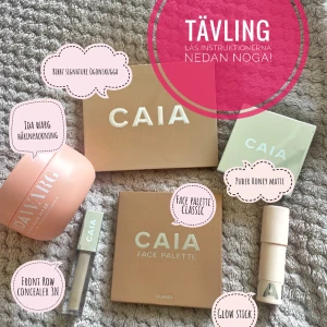 Caia - Vinn allt på bilden! FÖR ATT VARA MED: 1.Gilla inlägget. 2. Köp valfritt smycke som jag säljer. Du får 1 lott per smycke du köper. Tex köper du 2 smycken får du 2lotter i tävlingen. Att fjäska hjälper inte❤️ Lottar i April! Lycka till💖